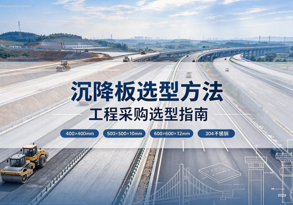 歙县沉降板选择方法